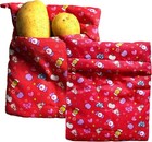 2 Pcs Microwave Potato Baking Bag  Reusable And One Size  Multicolor 