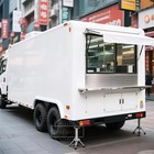 Mobile Food Trailer With Full Kitchen Efficient Mini Food Truck For Fast Food Co