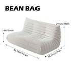 Nap Couch Tatami Bed 1 To 3 Seats Beanbag Chair Floor Sofa Caterpillar Lazy Sofa