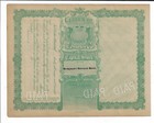 Pennsylvania The Bridgeport National Bank Stock Certificate