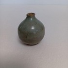 Korean Dynasty Celadon Small Jar Vintage Used Blue Pottery Art Crafts