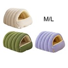 Cat Bed Cave Hideaway Warm Pet House For Small Dogs Indoor Cats Relaxing