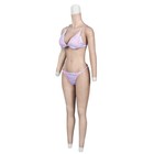 Silicone Breast Forms Body Suits Realistic C Cup With Arms Fake Vaginas Tights