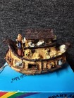 Vintage Noah s Ark Night Lite Lamp Light Nursery Childs Decor Religious Animals 