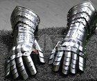 Medieval Warrior Steel Gothic Knight Style Warrior Functional Gloves   Gauntlets