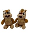Disney Store Chip   Dale 7    Mini Bean Bag Plush Set