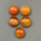 4 Ancient Carnelian Stone Amulet Beads