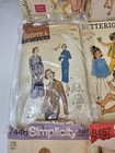 Vtg antique Sewing Patterns Lot Of 12 Simplicity Butterick Mccalls 