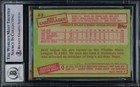 Bret Saberhagen Auto 1985 Topps Rc 23 Royals Auto Gm 10  85   89 Al Cy  Beckett