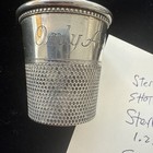 Sterling Thimble Shot Glass A Must For You Bar Great Conversation 