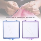 2pcs Magnetic Sewing Pincushion  Built   in Magnetic Disk  Plastic Pin Storage    