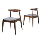 Sandra Mid Century Modern Dining Chairs  set Of 2 