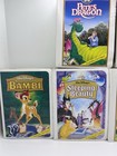 Rare Vintage 1996 Set Of 6 Mcdonalds Disney Happy Meal Toy Vhs Toys W figures