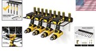 Heavy Duty 4 Drill Holder Wall Mount Tool Organizer - Rust Resistant   Durable