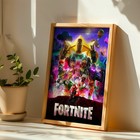 Fortnite Battle Royale Character Squad Video Game Art Poster