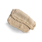 Handmade Crocheted Cotton Dishcloths Set Of 3 White 9in Washcloths Usa Made