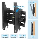 Flat Tv Wall Mount Bracket 15  tilt For 23 26 27 32 37 40 42 Inch Led Lcd Plasma