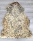  100 Natural Gotland Sheepskin Rug sheepskin Pelt natural Color beige brown