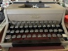 Royal Quiet De Luxe Typewriter 1940s Vintage Dark Brown With Case Working