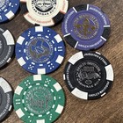 Harley-davidson Lot Of 8 Dealer Event Poker Chips  Exclusive To Dealers