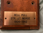 Steamer J t  Morse Original Bell Pull - 1904-1941  Eastern Steamship Corporation