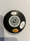 Joe Thornton And Byron Dafoe Autographed Boston Bruins Puck Jsa