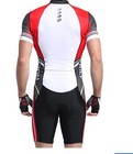 Nuckily Men s Short Sleeve Triathlon Tri Suit -red White Black Xl Nwt