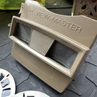 Vintage Gaf View-master Viewer  Brown   Beige  1970s With A Few Reels- As Is 