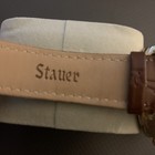 Stauer Morgan Silver Dollar Coin Mens Watch 900 Silver 18294 Swiss Movement Usa 