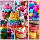 Colorante En Gel Para Reposteria Chocolate Sin Sabor 10 Colores Decorar Pasteles