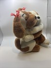 1976 R  Dakin Plush Puppy Love Hugging Dogs Vintage Stuffed Animals 10inch