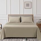1800 Series 4 Piece Bed Sheet Set Hotel Quality Ultra Soft Deep Pocket Bed Sheet