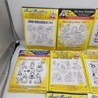 Vintage Aunt Marthas Embroidery Craft Patterns Hot Iron Transfers Lot Of 10