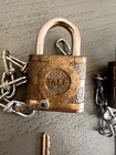 Vtg Yale Padlocks W keys Brass Body And Hardened Steel Shackle - Set Of 2
