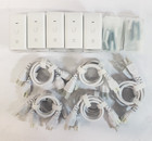 Lot Of 10 Open Box Unifi U-poe-af Injectors W  Power Cords   Mounting Screws