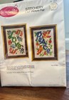 Vintage 1970s Wonderart Stitchery Crewel Kit 05030 Peace   Love Wall Art Sealed