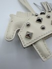 Hermes Horse Rodeo Robeo Rock Pm Craie Silver Studded Milo Leather Bag Charm