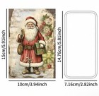 Vintage Style Christmas Cards W  Red Envelopes  12   brand New   Blank Backside