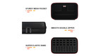 Usb Flash Drive Case Organizer 48 Slots Thumb Drive Memory Sd Card Holder Black