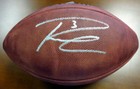 Russell Wilson Autographed Super Bowl Leather Football Seahawks Rw Holo 72352