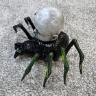 New Creepy Crawling Spider Baby Face Doll  With Red Glowing Eyes Works
