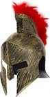 Medieval Roman Gladiator Knight Helmet Plastic Spartan Warrior Costume Headwear