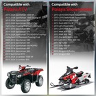 Handguard Mount Brackets Kit 2889341 2879380 Compatible With Polaris Black 