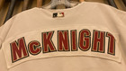Tony Mcknight - 2001 Houston Astros Game Used White Home Jersey