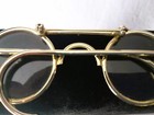 1900 Antique-look Wire-rim Spectacles Glasses W clear Lenses Pin Goldtone 3 75 