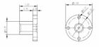 Delrin Nut Only For 1 2-10 Acme Threaded Rod Lead Screw