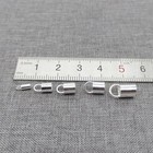20pcs Of 925 Sterling Silver Cord End For Bracelet Leather Cord