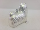 Maltese Dog Christmas Ornament Blown Glass