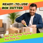 Jetmore Box Cutter 4 Pack Utility Knife Paper Craft Tools With 4pack  4pack-a
