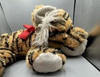 Dan Dee Tiger Plush Big Eyes Floppy Stuffed Animal Red Bow Collectors Choice
